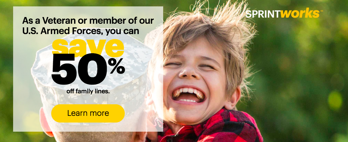 Sprint Expands Military Discount With More Perks